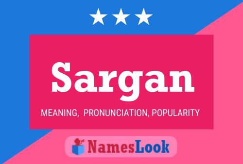 Sargan Namensposter