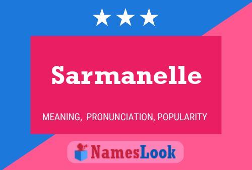 Sarmanelle Namensposter