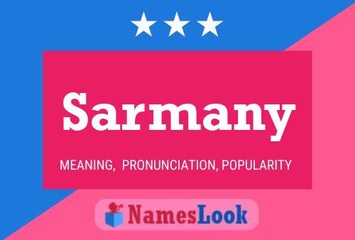 Sarmany Namensposter