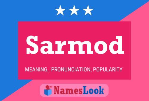 Sarmod Namensposter