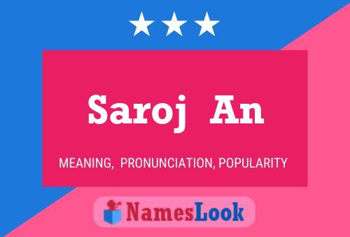 Saroj  An Namensposter