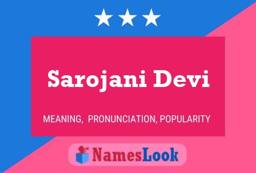 Sarojani Devi Namensposter