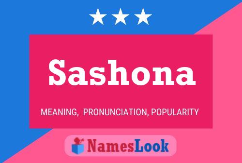 Sashona Namensposter