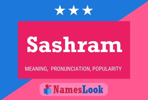 Sashram Namensposter