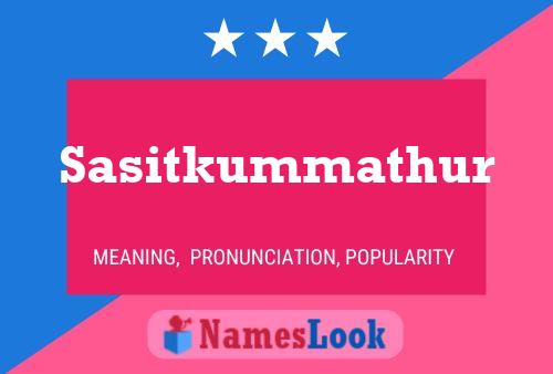 Sasitkummathur Namensposter