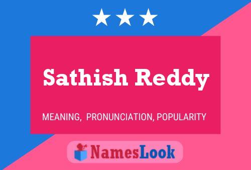 Sathish Reddy Namensposter