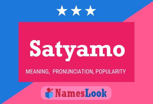 Satyamo Namensposter