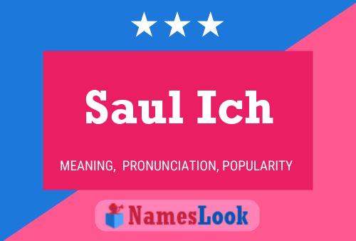 Saul Ich Namensposter