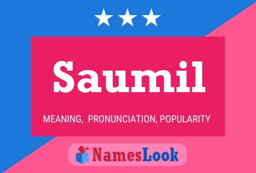 Saumil Namensposter