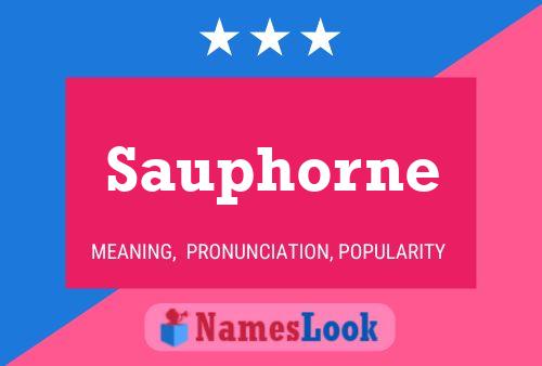 Sauphorne Namensposter