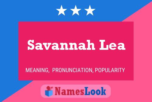 Savannah Lea Namensposter