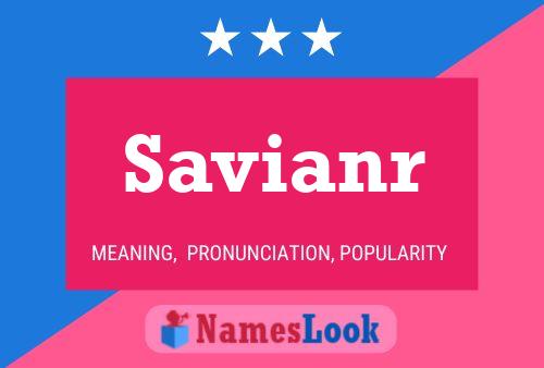 Savianr Namensposter