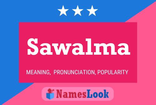 Sawalma Namensposter