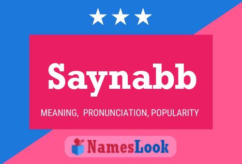 Saynabb Namensposter