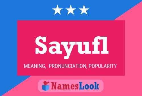 Sayufl Namensposter