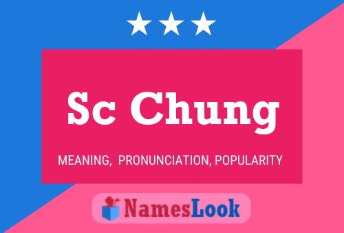 Sc Chung Namensposter