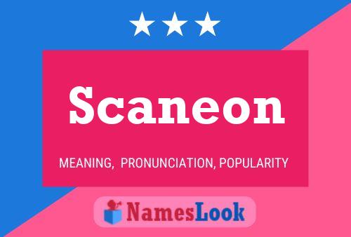 Scaneon Namensposter