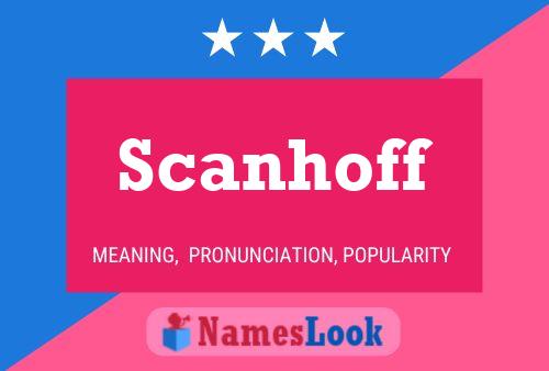 Scanhoff Namensposter