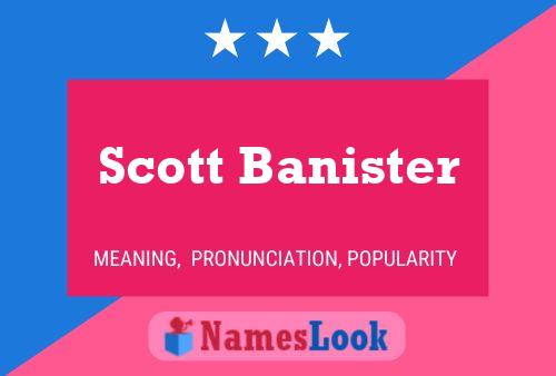 Scott Banister Namensposter