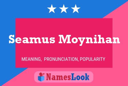 Seamus Moynihan Namensposter