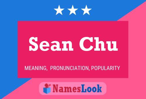 Sean Chu Namensposter