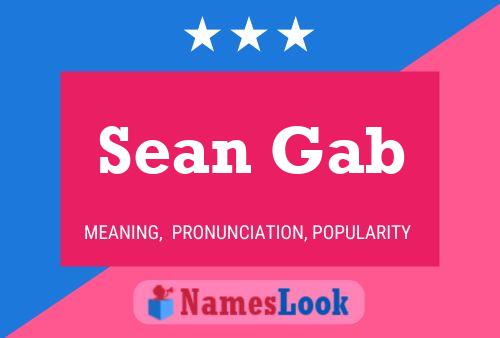 Sean Gab Namensposter