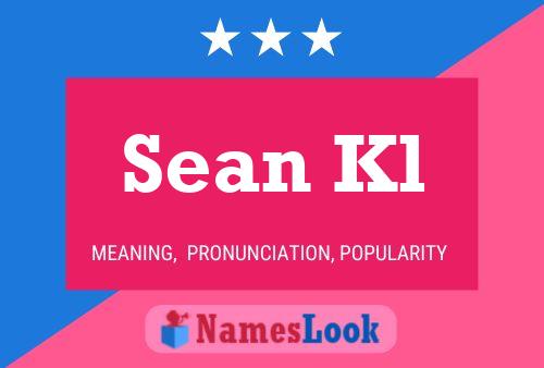 Sean Kl Namensposter