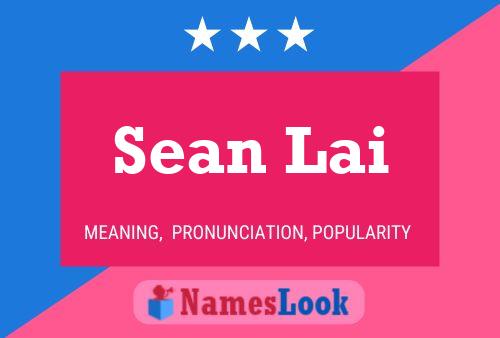 Sean Lai Namensposter