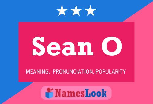 Sean O Namensposter