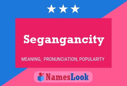 Segangancity Namensposter