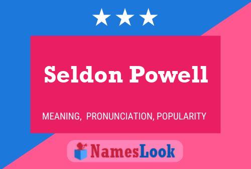 Seldon Powell Namensposter