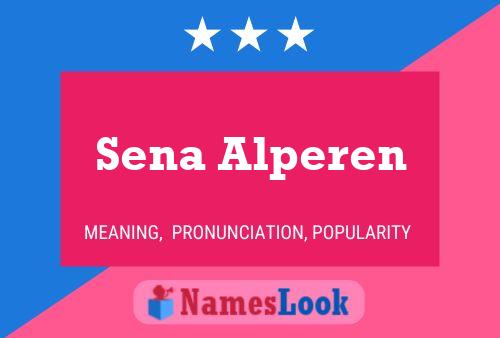 Sena Alperen Namensposter