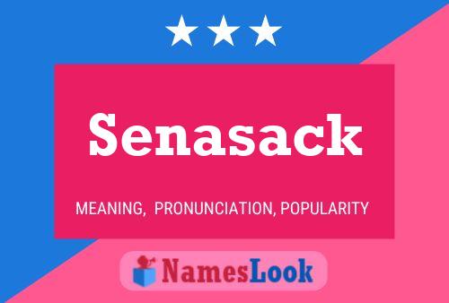 Senasack Namensposter