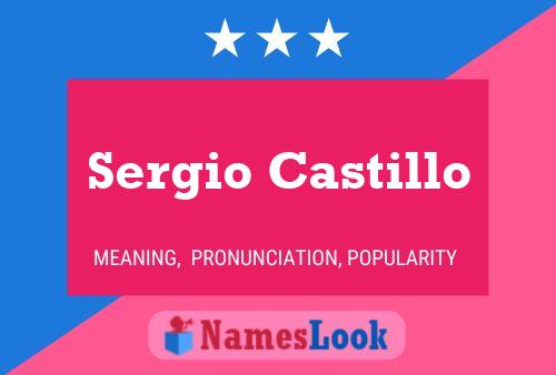 Sergio Castillo Namensposter