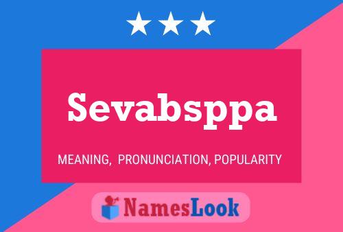 Sevabsppa Namensposter