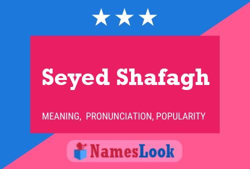 Seyed Shafagh Namensposter