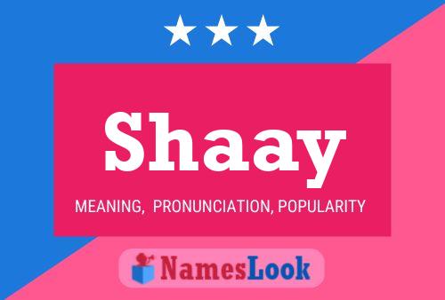 Shaay Namensposter