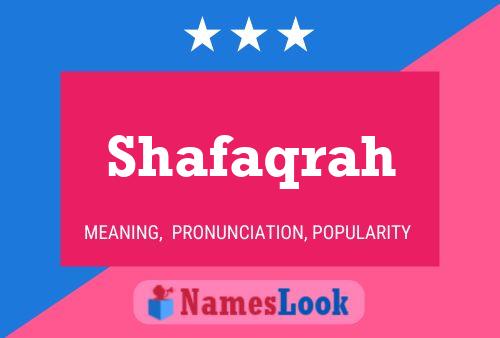 Shafaqrah Namensposter