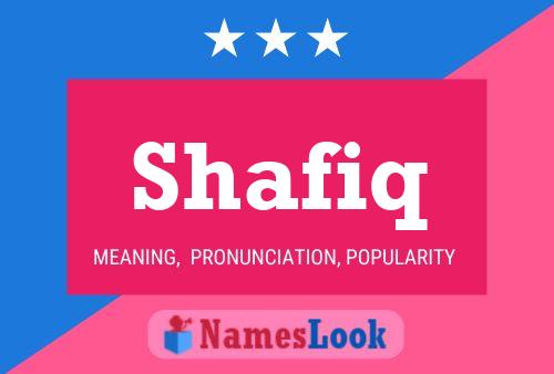 Shafiq Namensposter