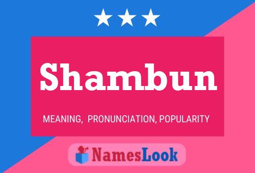 Shambun Namensposter