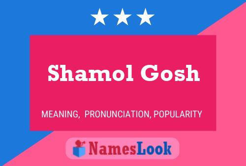 Shamol Gosh Namensposter