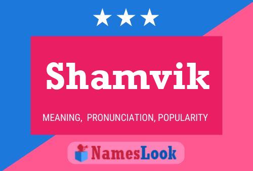 Shamvik Namensposter