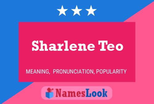 Sharlene Teo Namensposter