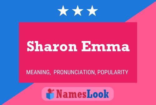 Sharon Emma Namensposter