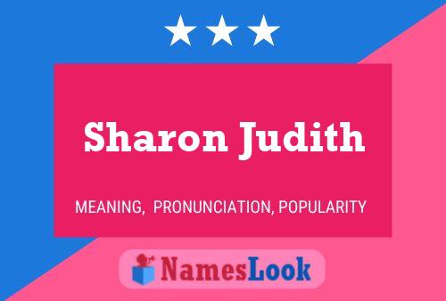 Sharon Judith Namensposter