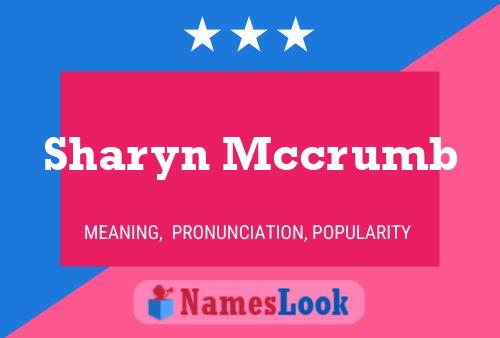 Sharyn Mccrumb Namensposter