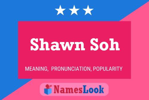 Shawn Soh Namensposter