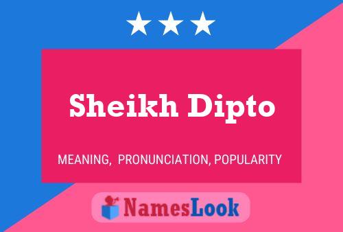 Sheikh Dipto Namensposter