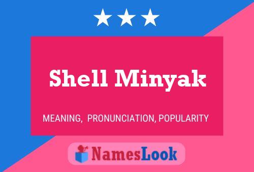 Shell Minyak Namensposter