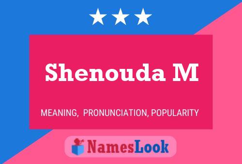 Shenouda M Namensposter